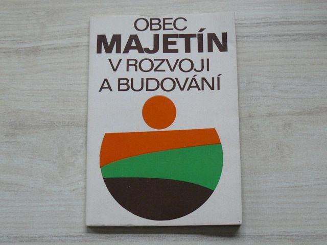 Obec Majetín v rozvoji a budování (1975) poblíž Olomouc