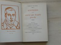 Balmes - KRITERIO aneb Umění dospěti pravdy (1947) ex-libris Ferdinand Perůtka