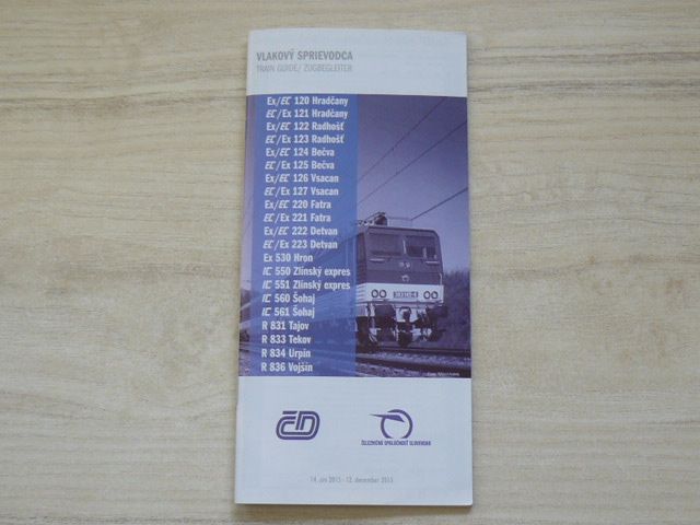 Vlakový sprievodca / Train Guide / Zugbegleiter 2013 - ČD, Železničná spoločnost Slovensko