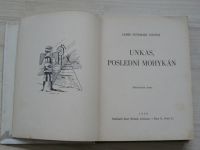 Cooper - Unkas, poslední Mohykán (1938) il. Čermák
