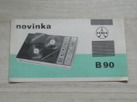Magnetofon B 90 - novinka - leták