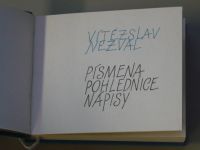 Nezval - Písmena, pohlednice, nápisy (1980)
