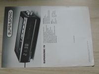 Prospekt - Supersonic 77, Supersonic 78 - radiomagnetofon, radio