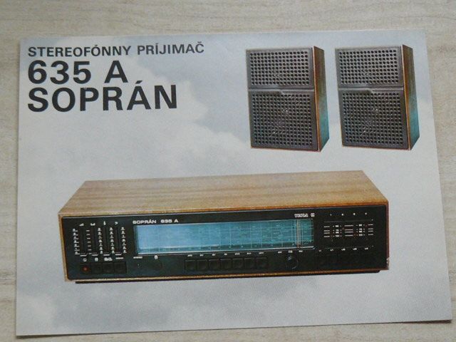 Stereofónny prijímač 635 A Soprán - leták