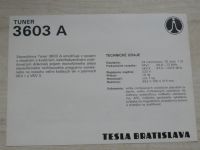 Tuner 3603 A - leták