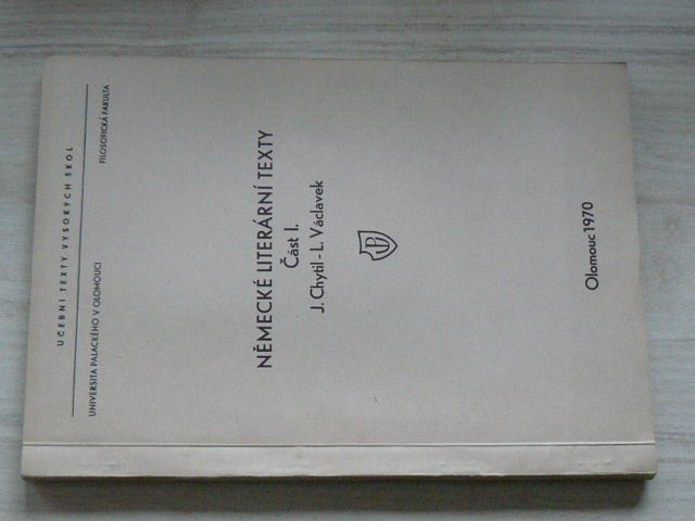 Chytil, Václavek - Německé literární texty část I. (1970)