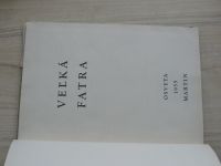 Velká Fatra (1955) slovensky, zost. Halaša