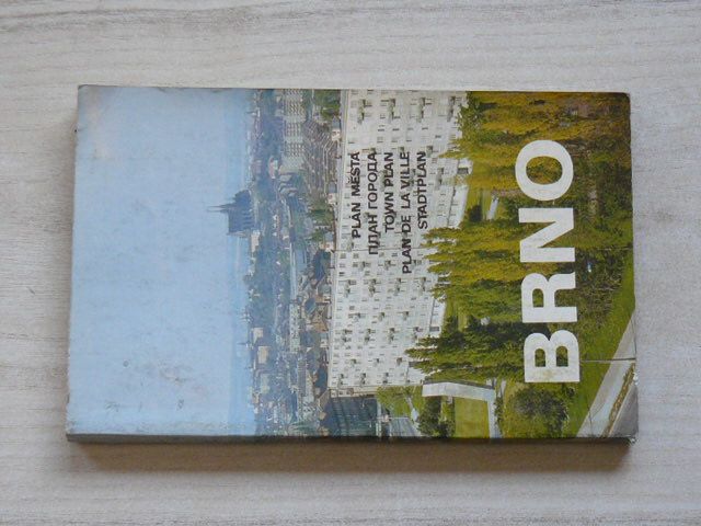 Plán města Brno - 1 : 15 000 (1988)