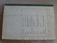 Kubíček - Zemědělské stavby - podklady pro cvičení (1979) skripta