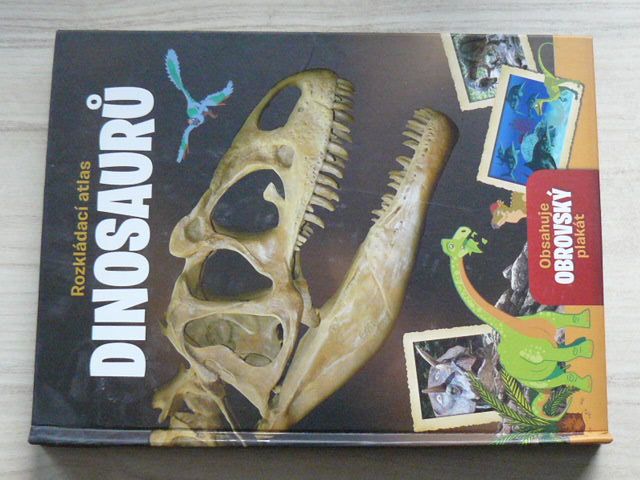 Rozkládací atlas dinosaurů + obrovský plakát (2019)
