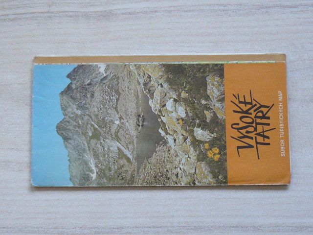 Súbor turistických máp - 1 : 50 000 - Vysoké Tatry - Letná turistická mapa (1978) slovensky