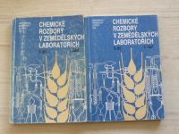 Chemické rozbory v zemědělských laboratořích II. díl, 1,2,3,4 část - 4 knihy (1987)