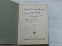 Peroutka, Suchánek - Zahrada lesníkova (1919) Praktická příručka pro lesníky, myslivce...