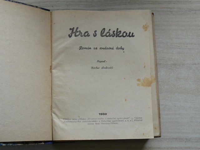 Ambrošič - Hra s láskou (1939), Jelínek - Proti proudu (1941)