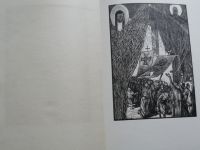 Letopisy pražské o zlých dobách po smrti krále Přemysla Otakara II. (1930) 195/220, 6 dřevorytů J.K.