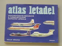 Němeček - Atlas letadel - Dvoumotorová proudová a turbovrtulová dopravní letadla (1981)