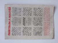 Československý šach 1-12 (1978) ročník LXXII. (chybí čísla 1-5, 7 čísel)