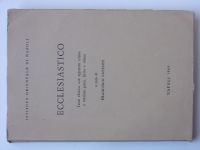 Vattioni - Ecclesiastico - Testo ebraico con apparato critico e versioni greca, latina (1968) Bible