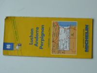Carte routiére et touristique Michelin 86 - 1 : 200 000 - Luchon, Andorre, Perpignan (1993)