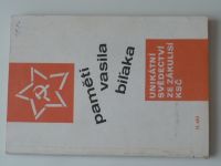 Paměti Vasila Biľaka I. a II. (1991) 2 knihy