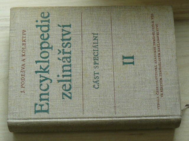 Podešva a kol. - Encyklopedie zelinářství - II. část speciální (1959)
