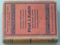 Kubín - Nový kapesní slovník česko-francouzský a francouzsko-český (1920)