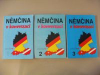 Němčina v konverzaci 1, 2 (1991, 1992) 3 knihy