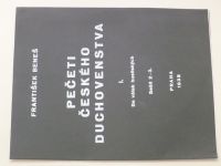 Beneš - Pečeti českého duchovenstva - Do válek husitských - Sešit 1.,2-3. (1937,1938)