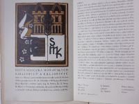 Pamětní list 6. schůzky moravských bibliofilů a exlibristů v Přerově 1934