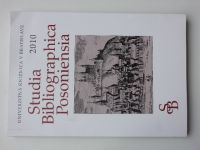 Studia Bibliographica Posoniensia (2010) slovensky