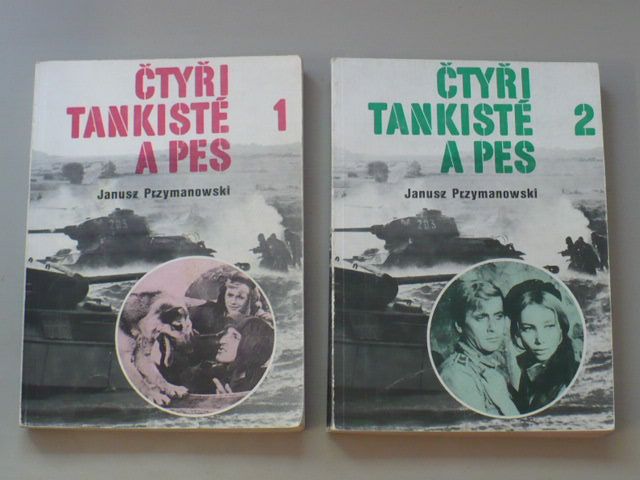 Przymanowaski - Čtyři tankisté a pes 1,2 (1980,1982) 2 knihy