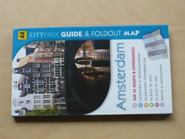 Amsterdam (2009) Citypack, anglicky - příloha rozkládací mapa