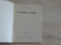Antonín Veverka - Vysoké Tatry (1951)