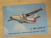 L 410 UVP-E - dvoumotorový turbovrtulový dopravní letoun - prospekt