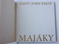 Saint-John Perse - Majáky (1967) il. Jiří John