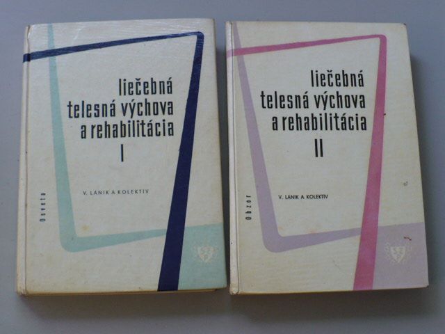 Lánik - Liečebná telesná výchova a rehabilitácia I,II (1968) 2 knihy slovensky