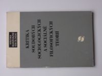 Hrzal - Kritika soudobých sociologických a sociálně filosofických teorií (1973)
