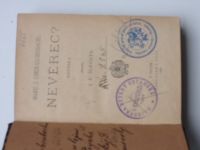 Ebner-Eschenbach - Nevěrec? + Apuleius - Amor a Psyche + Merežkovskij - Florencké novely (1908)