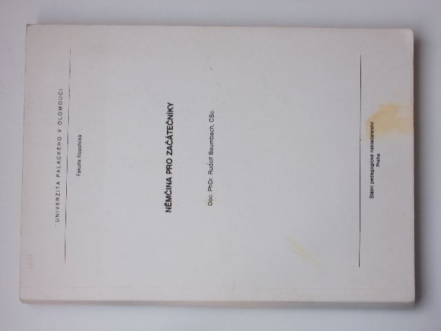 Baumbach - Němčina pro začátečníky (1990) skripta