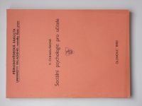 Černoušková - Sociální psychologie pro učitele (1989) skripta