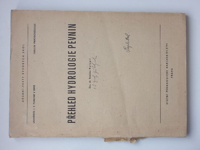 Netopil - Přehled hydrologie pevnin (1965) skripta