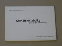PaedDr. Zelinková - Čtenářské tabulky - Cvičení pro dyslektiky V. (1995)